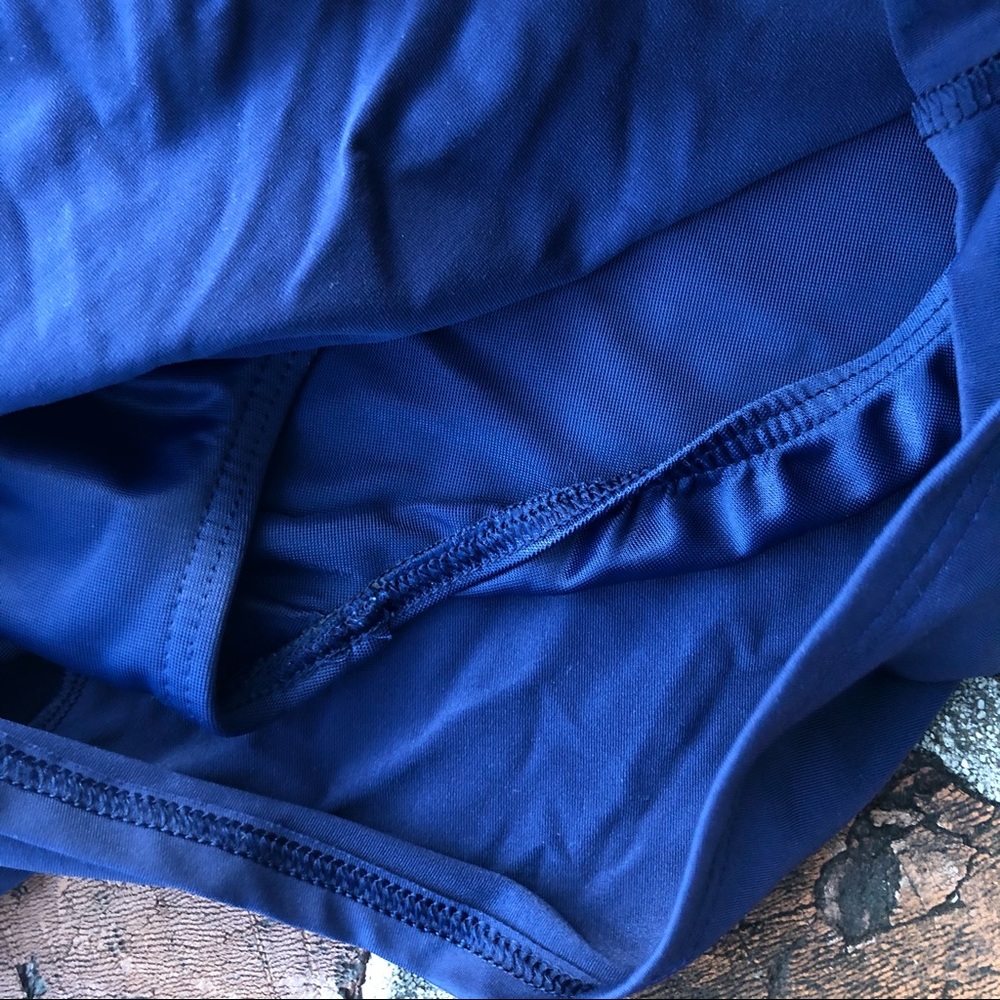Lands end blue running shorts size 10 - Picture 3 of 6